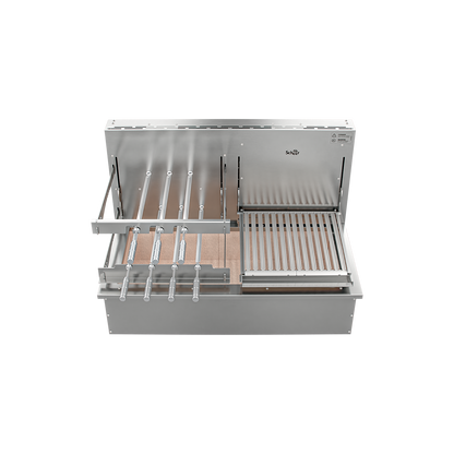 Churrasqueira Rotativa com Grelha Automática para Bancada Cooktop Scheer I9 DUE 605