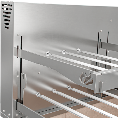 Churrasqueira Rotativa com Grelha Automática para Bancada Cooktop Scheer I9 DUE 605