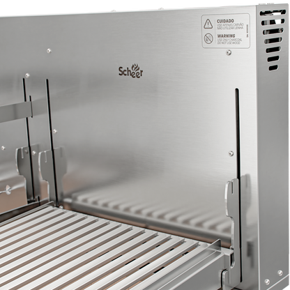 Churrasqueira Rotativa com Grelha Automática para Bancada Cooktop Scheer I9 DUE 605