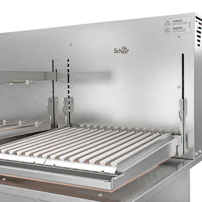 Churrasqueira Rotativa com Grelha Automática para Bancada Cooktop Scheer I9 DUE 605