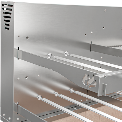 Churrasqueira Rotativa com Grelha para Bancada Cooktop Scheer I9 DUE 610