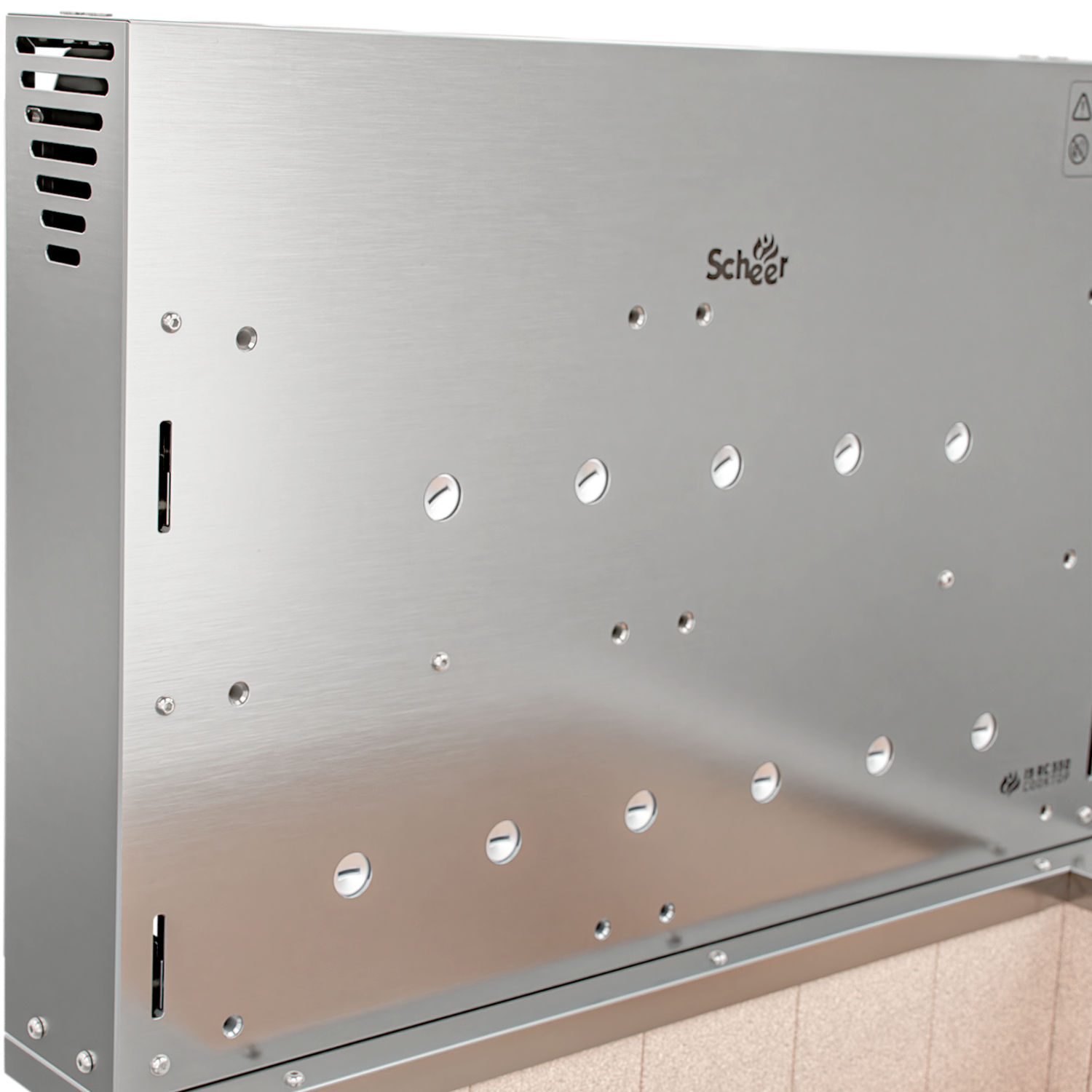 Churrasqueira Rotativa com Grelha e Descanso para Bancada Cooktop Scheer I9 RC 550