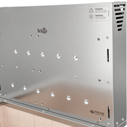 Churrasqueira Rotativa com Grelha e Descanso para Bancada Cooktop Scheer I9 RC 550