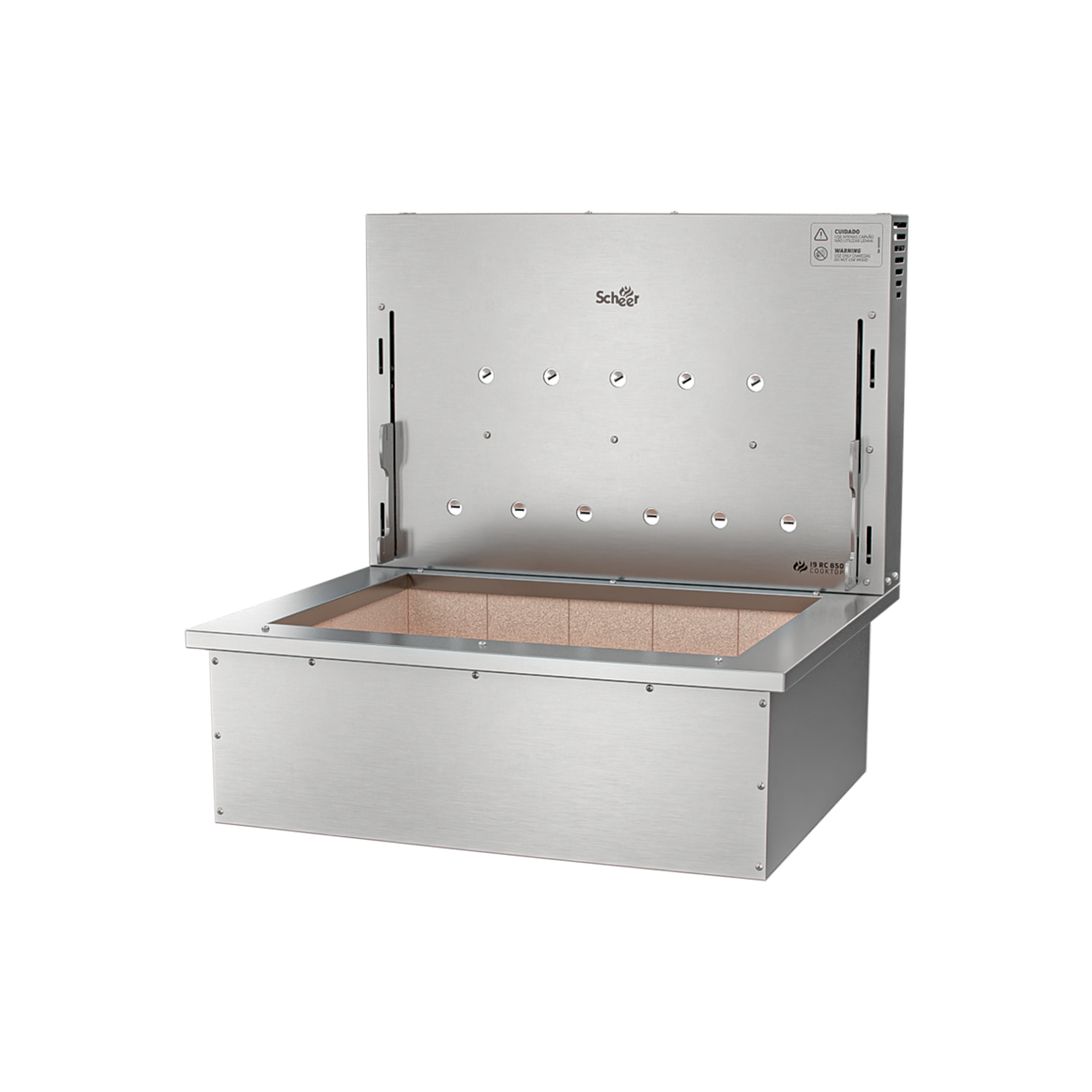 Churrasqueira Rotativa com Grelha Automática para Bancada Cooktop Scheer I9 RC 850