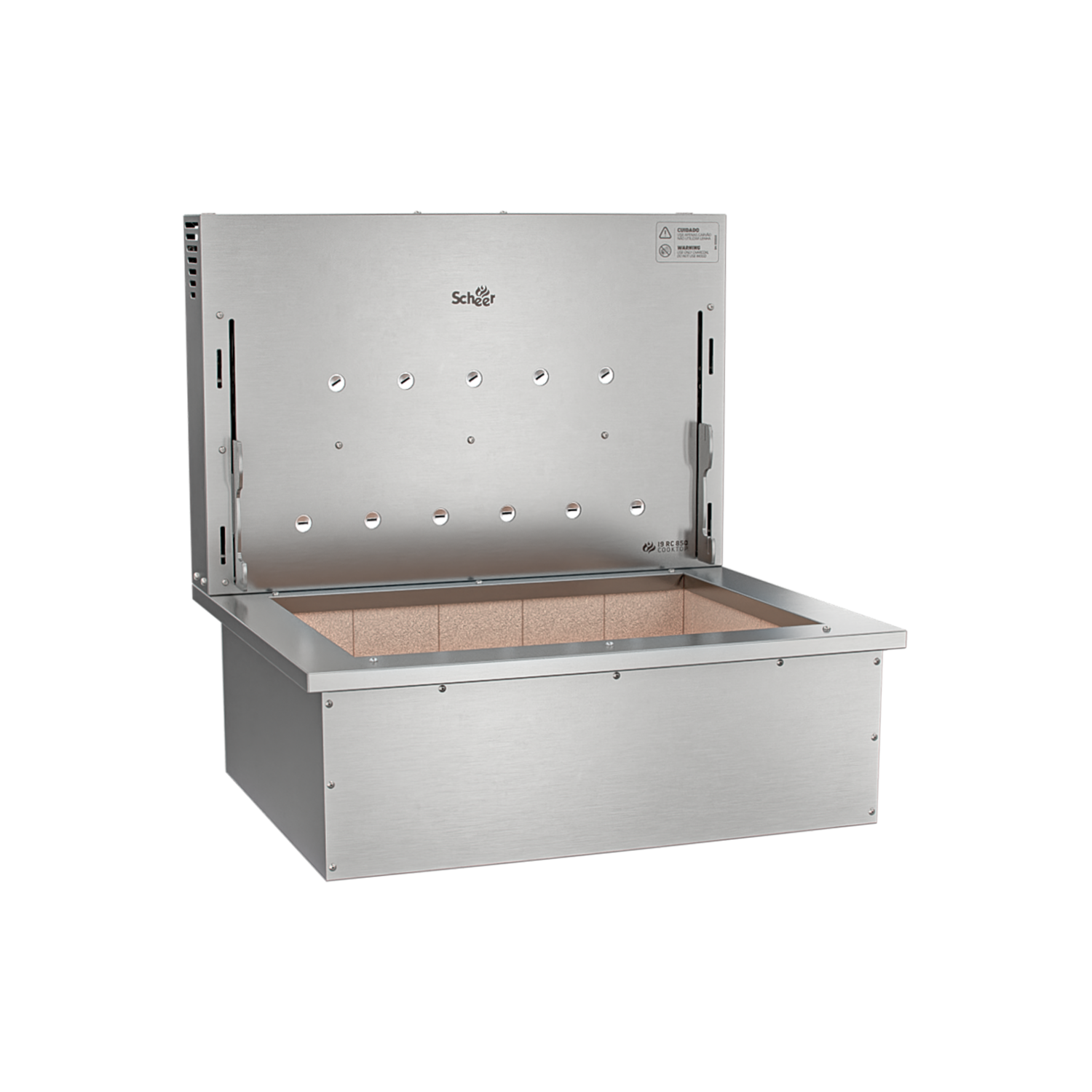 Churrasqueira Rotativa com Grelha Automática para Bancada Cooktop Scheer I9 RC 850