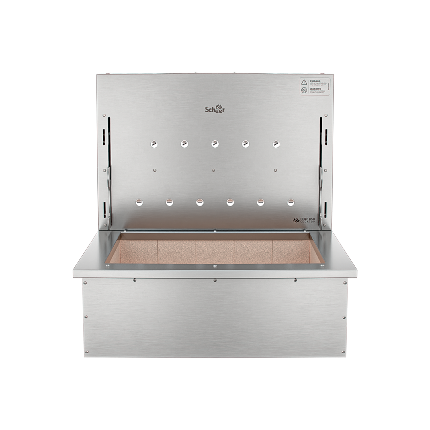 Churrasqueira Rotativa com Grelha Automática para Bancada Cooktop Scheer I9 RC 850