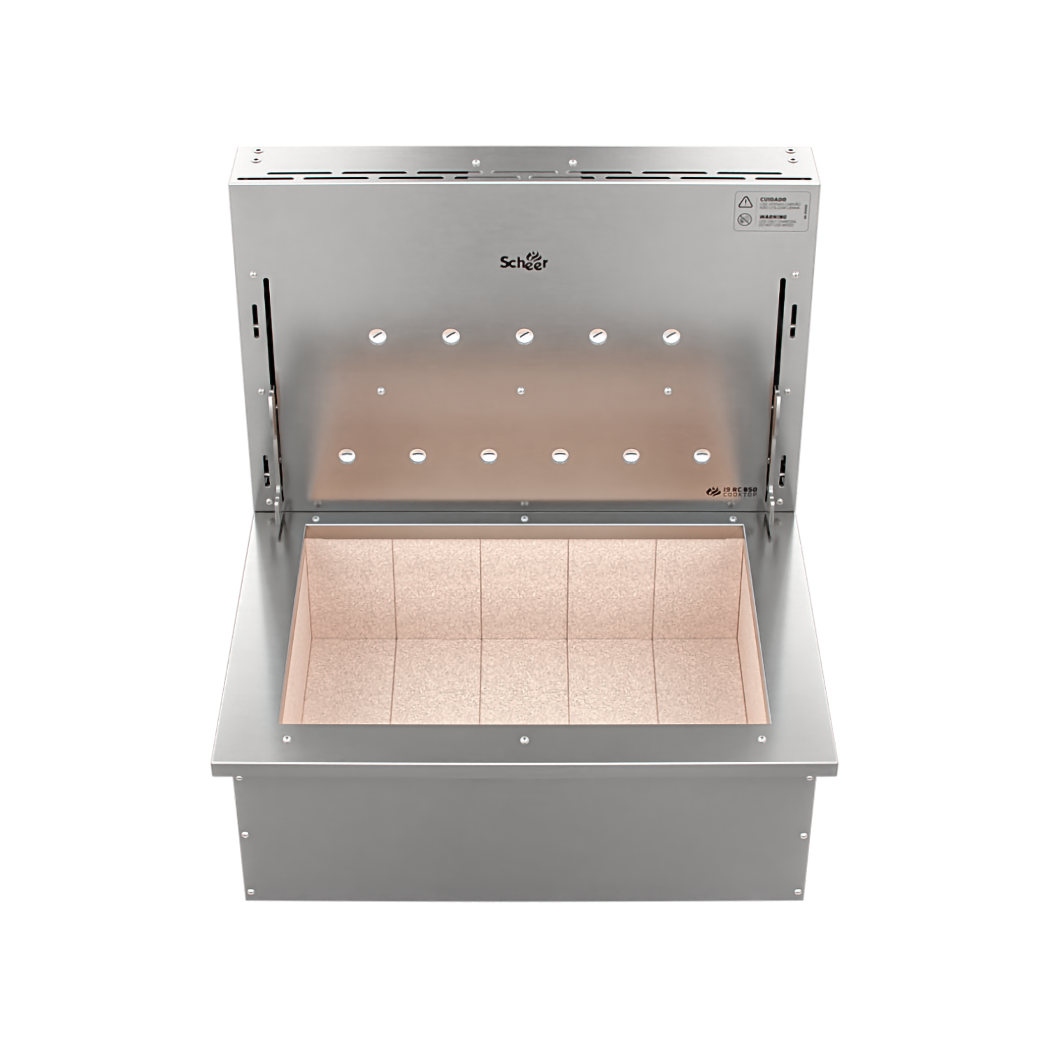 Churrasqueira Rotativa com Grelha Automática para Bancada Cooktop Scheer I9 RC 850