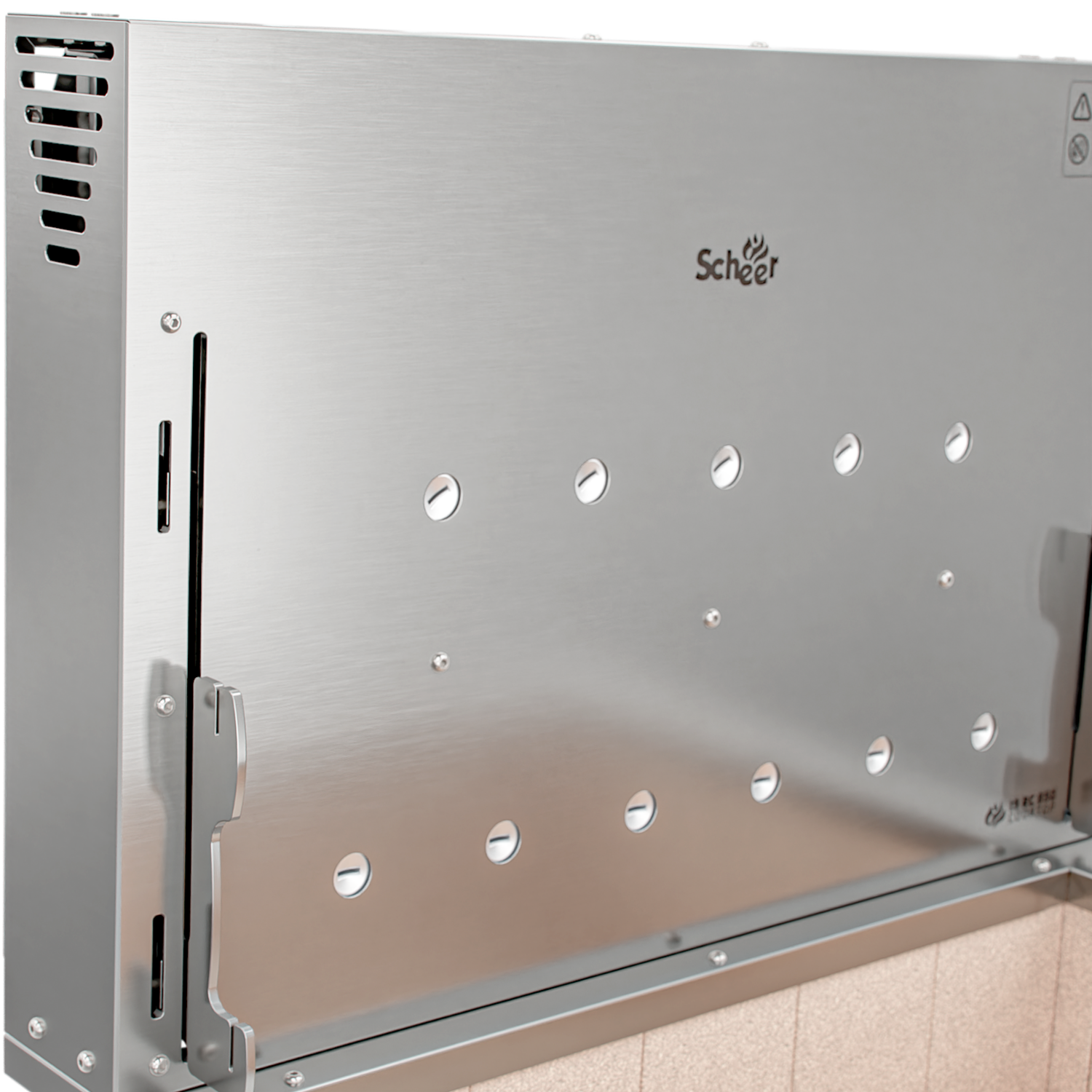 Churrasqueira Rotativa com Grelha Automática para Bancada Cooktop Scheer I9 RC 850