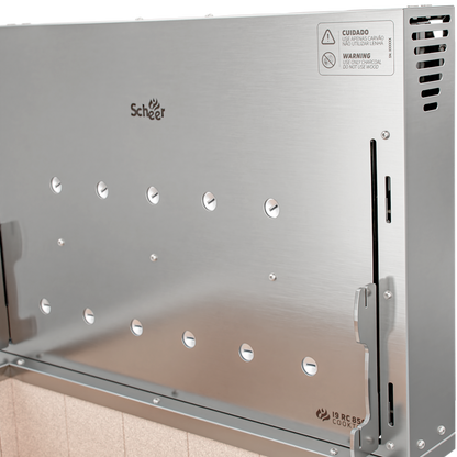 Churrasqueira Rotativa com Grelha Automática para Bancada Cooktop Scheer I9 RC 850