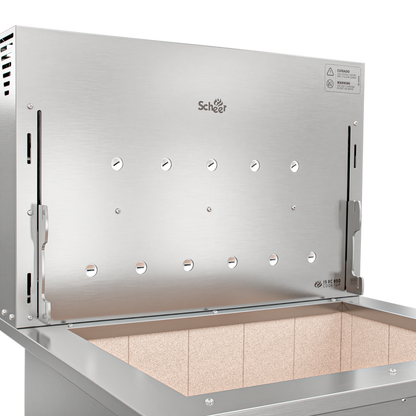 Churrasqueira Rotativa com Grelha Automática para Bancada Cooktop Scheer I9 RC 850