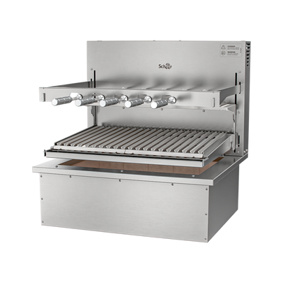 Churrasqueira Rotativa com Grelha Automática para Bancada Cooktop Scheer I9 RC 850