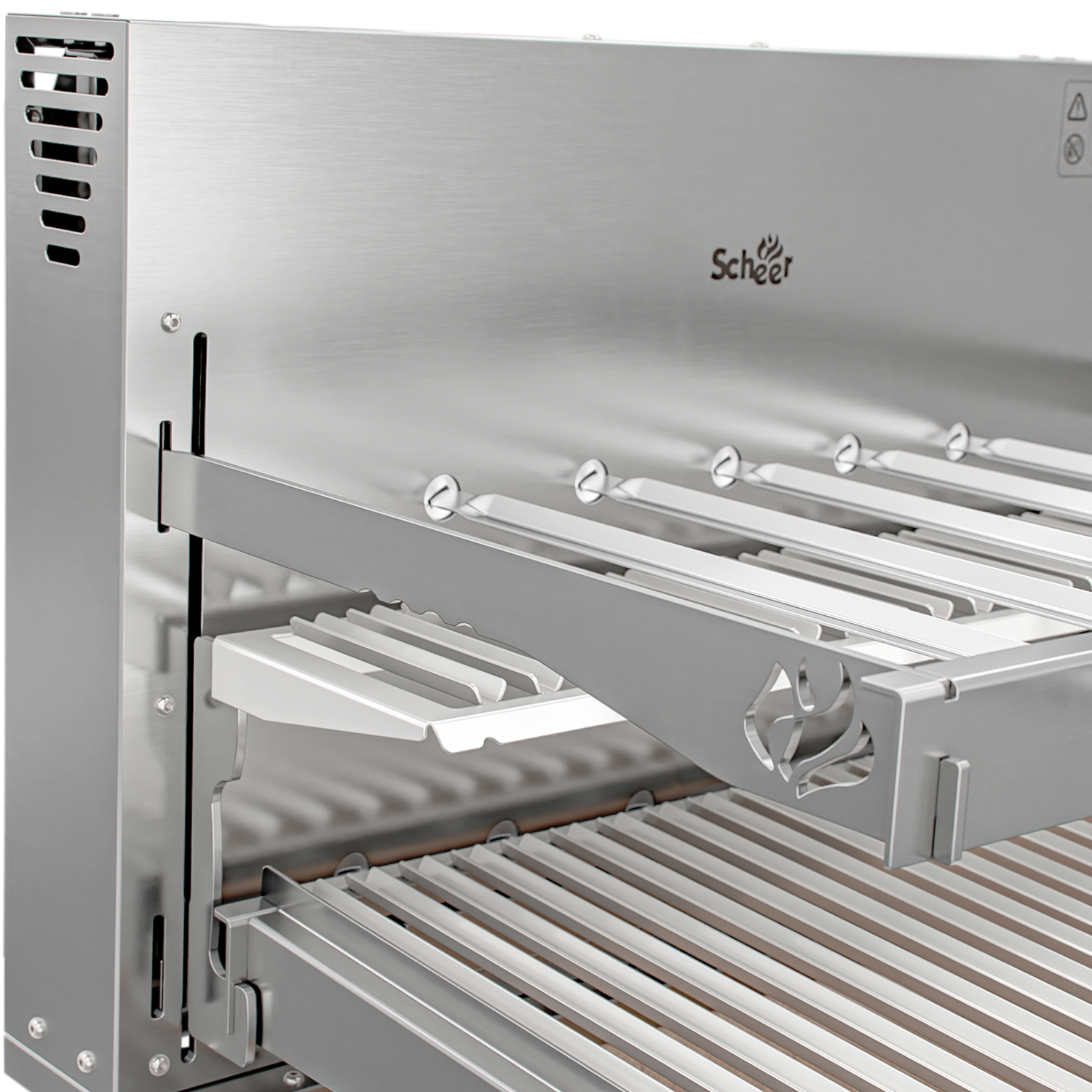 Churrasqueira Rotativa com Grelha Automática para Bancada Cooktop Scheer I9 RC 850