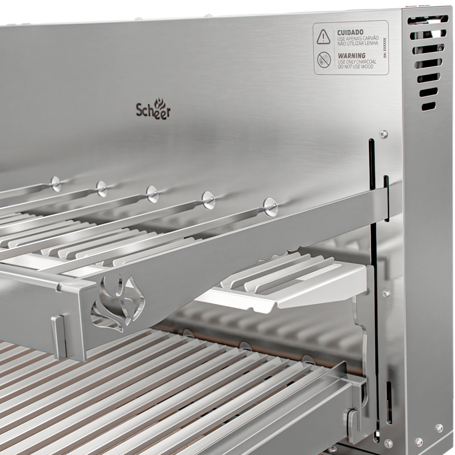 Churrasqueira Rotativa com Grelha Automática para Bancada Cooktop Scheer I9 RC 850