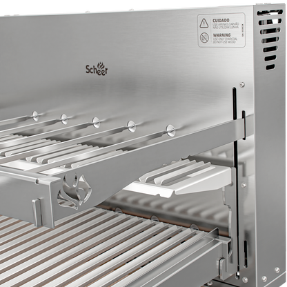 Churrasqueira Rotativa com Grelha Automática para Bancada Cooktop Scheer I9 RC 850