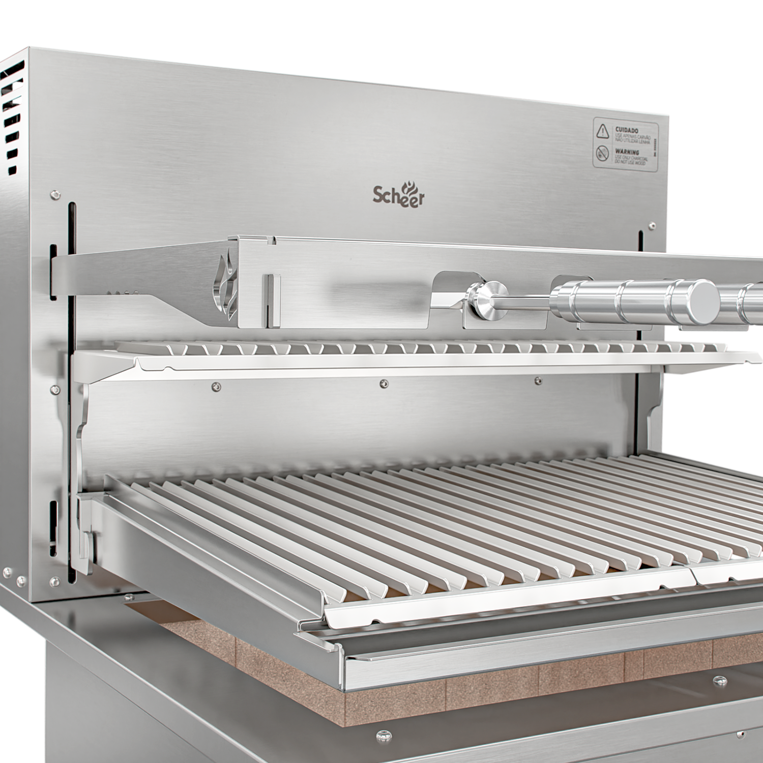 Churrasqueira Rotativa com Grelha Automática para Bancada Cooktop Scheer I9 RC 850