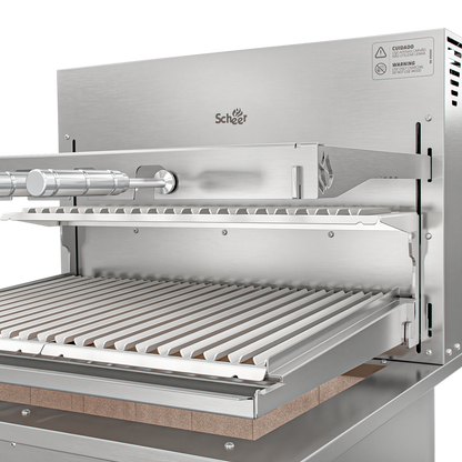 Churrasqueira Rotativa com Grelha Automática para Bancada Cooktop Scheer I9 RC 850