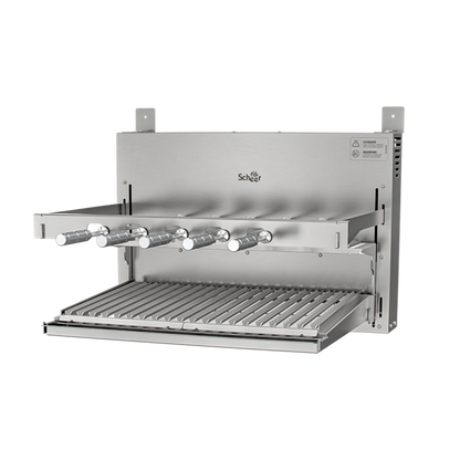 Churrasqueira Rotativa com Grelha Automática Scheer I9 RC 850