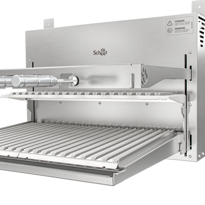 Churrasqueira Rotativa com Grelha Automática Scheer I9 RC 850