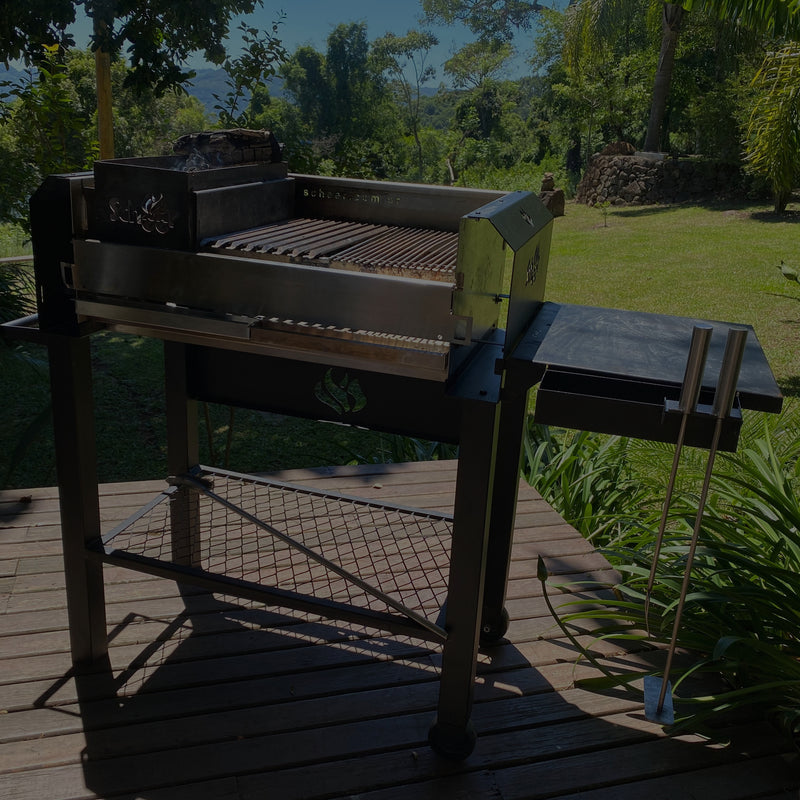 Aceita várias opções de grelhas