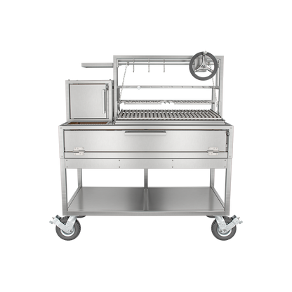 Parrilla com Braseiro Scheer La Pampa 902 com Carrinho Móvel