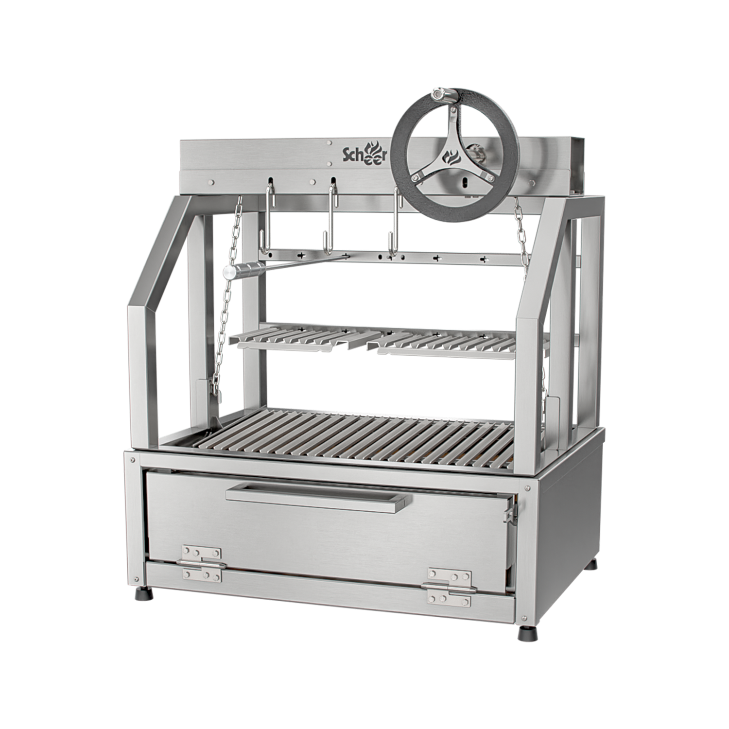 Parrilla Scheer Mendoza 901 com Firepit - Caixa de Fogo