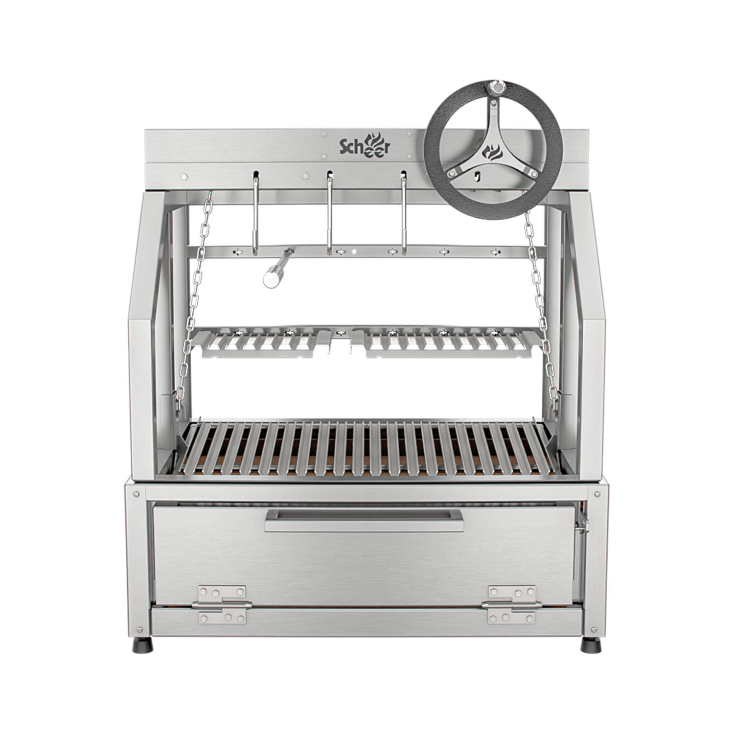 Parrilla Scheer Mendoza 901 com Firepit - Caixa de Fogo