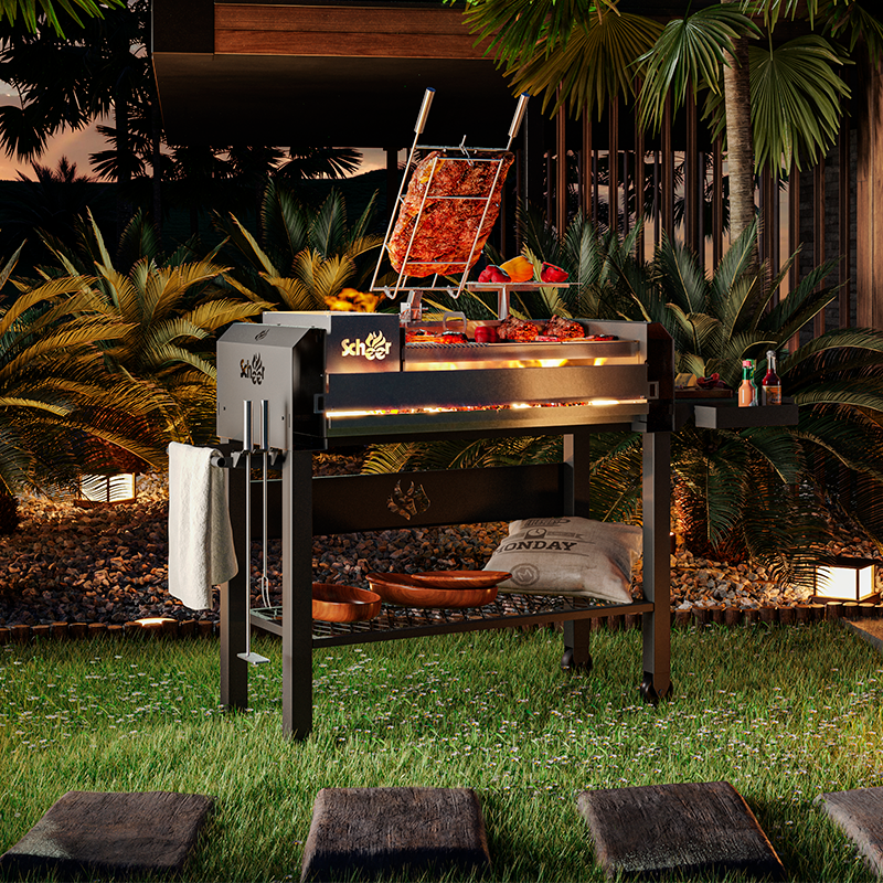 Portable Stainless Steel Grill Scheer Porteña