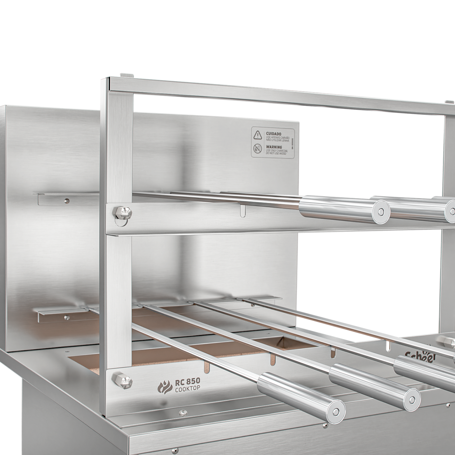 Churrasqueira Manual para Bancada Cooktop Scheer RC 350