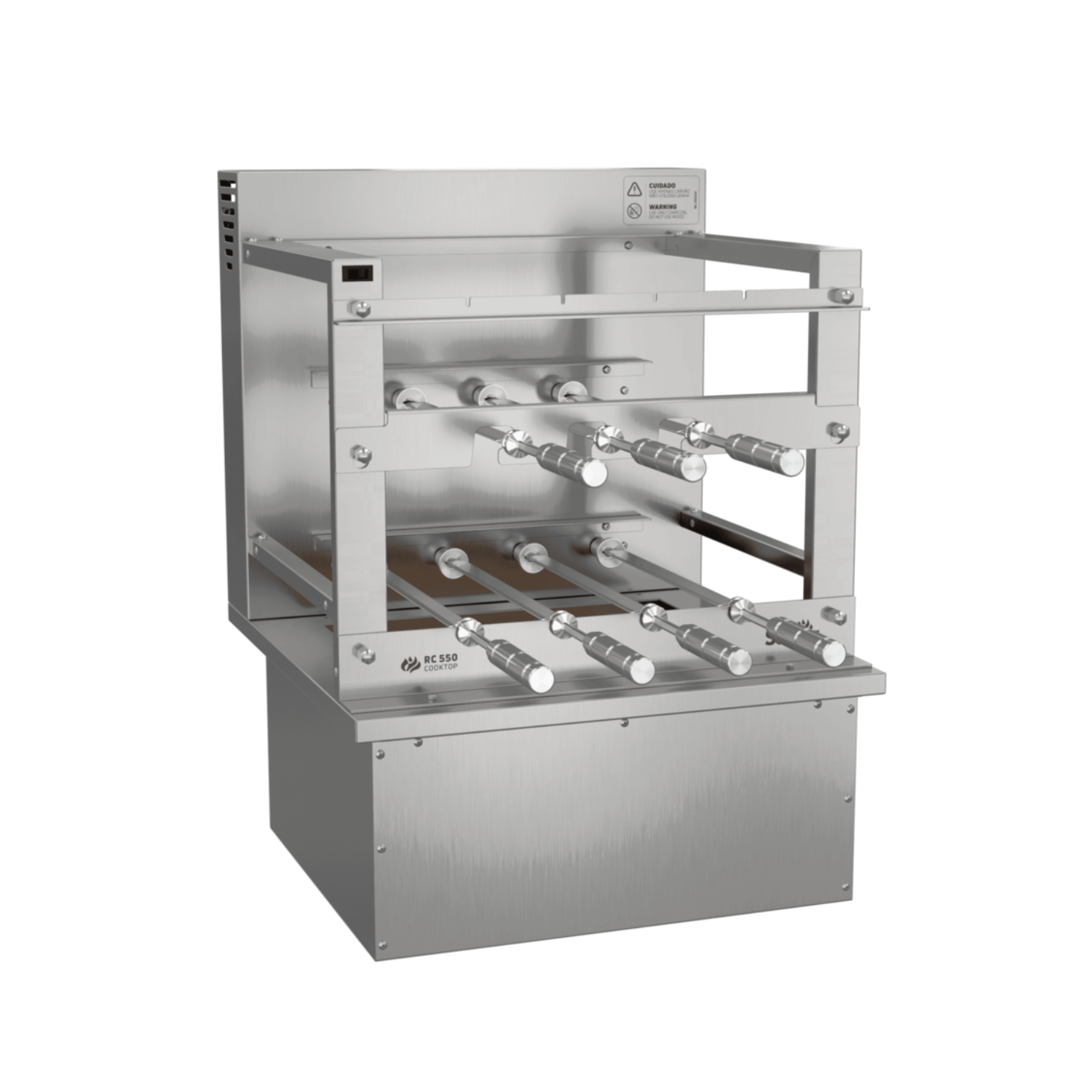 Churrasqueira Rotativa para Bancada Cooktop Scheer RC 550