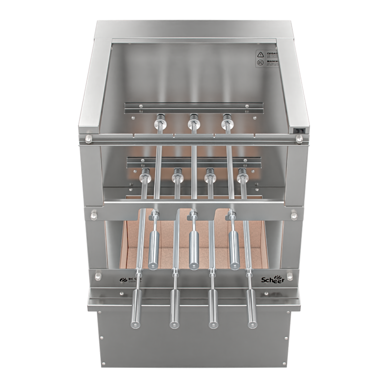 Churrasqueira Rotativa para Bancada Cooktop Scheer RC 550