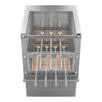Churrasqueira Rotativa para Bancada Cooktop Scheer RC 550