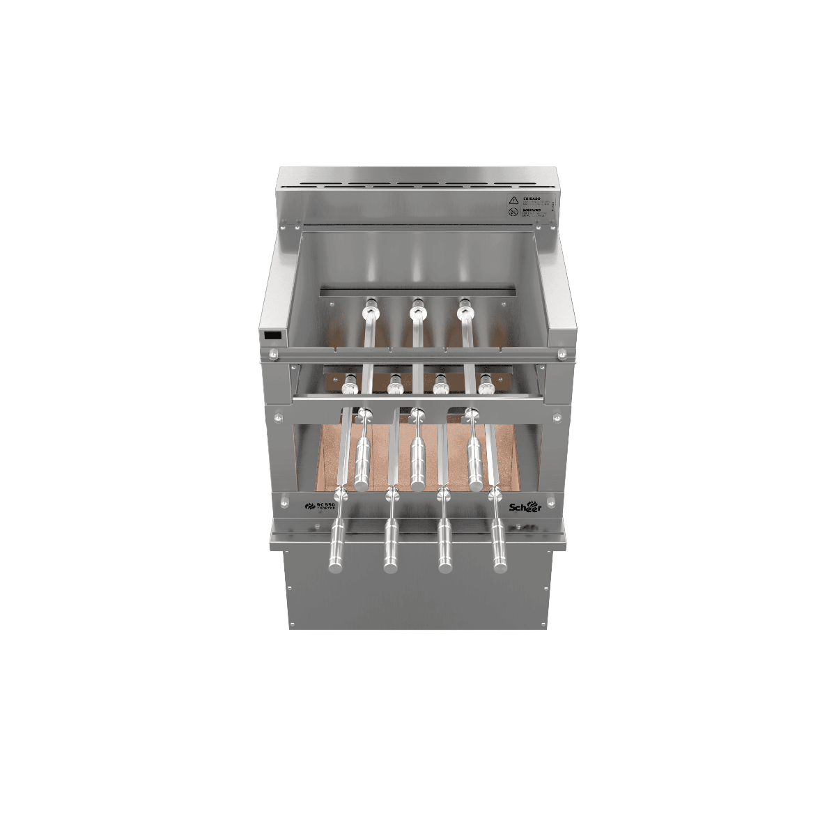 Churrasqueira Rotativa para Bancada Cooktop Scheer RC 550