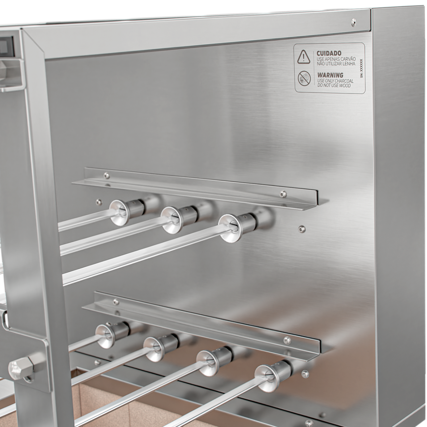 Churrasqueira Rotativa para Bancada Cooktop Scheer RC 550