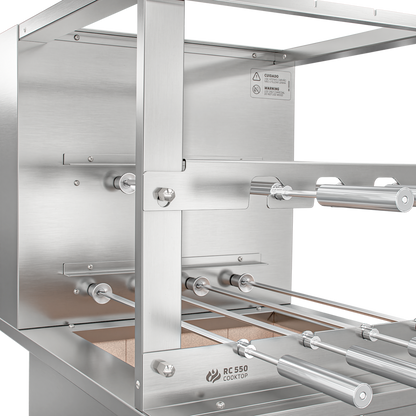 Churrasqueira Rotativa para Bancada Cooktop Scheer RC 550