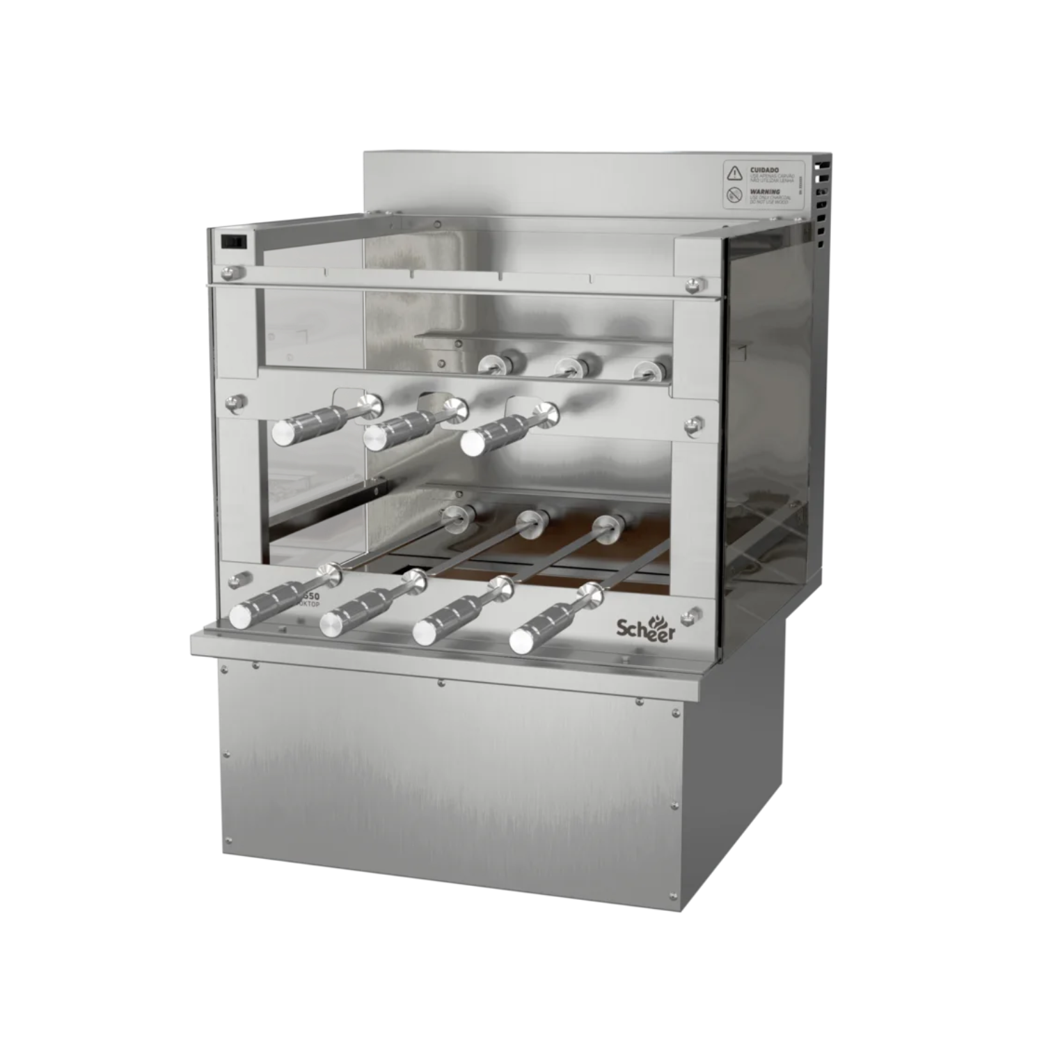 Rotating Grill for Cooktop Countertop Scheer RC 550