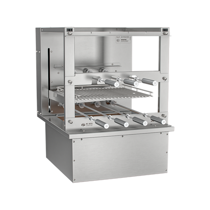 Churrasqueira Rotativa com Grelha Automática para Bancada Cooktop Scheer RC 850
