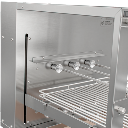 Churrasqueira Rotativa com Grelha Automática para Bancada Cooktop Scheer RC 850