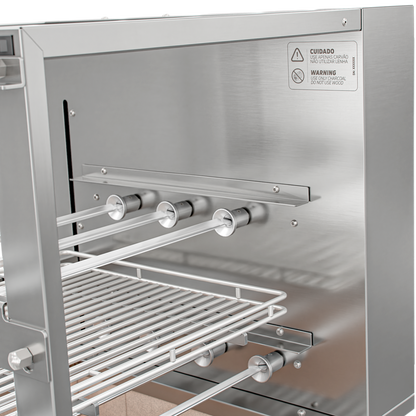 Churrasqueira Rotativa com Grelha Automática para Bancada Cooktop Scheer RC 850