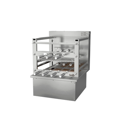 Rotating Grill with Automatic Grate for Cooktop Countertop Scheer RC 850