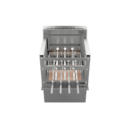 Rotating Grill with Automatic Grate for Cooktop Countertop Scheer RC 850