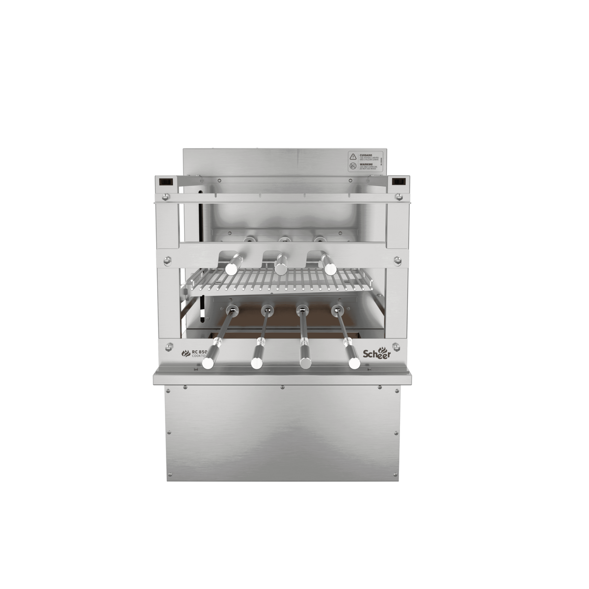 Churrasqueira Rotativa com Grelha Automática para Bancada Cooktop Scheer RC 850