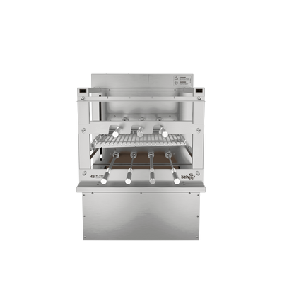 Rotating Grill with Automatic Grate for Cooktop Countertop Scheer RC 850