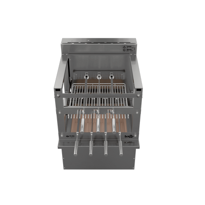 Rotating Grill with Automatic Grate for Cooktop Countertop Scheer RC 850