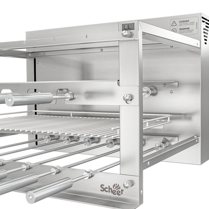 Churrasqueira Rotativa com Grelha Automática Scheer RC 850