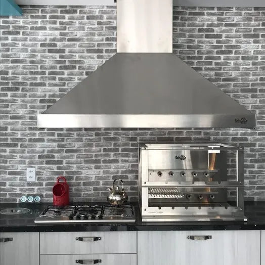 Scheer Stainless Steel Central Range Hood