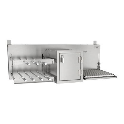 Churrasqueira Rotativa com Braseiro e Grelha Automática Scheer I9 TRE 905