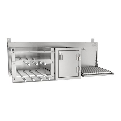 Churrasqueira Rotativa com Braseiro e Grelha Automática Scheer TRE 900