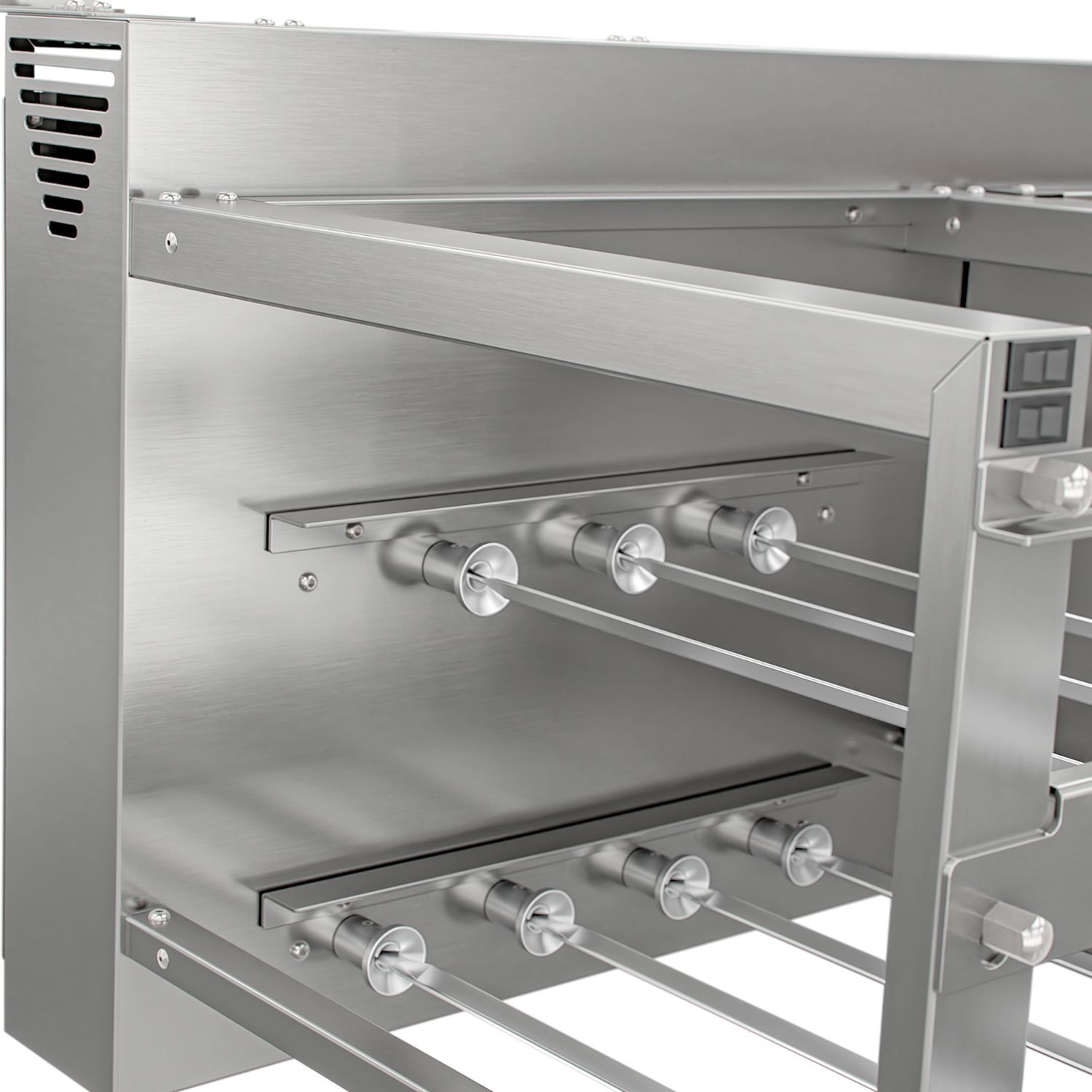 Churrasqueira Rotativa com Braseiro e Grelha Automática Scheer TRE 900