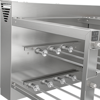 Churrasqueira Rotativa com Braseiro e Grelha Automática Scheer TRE 900