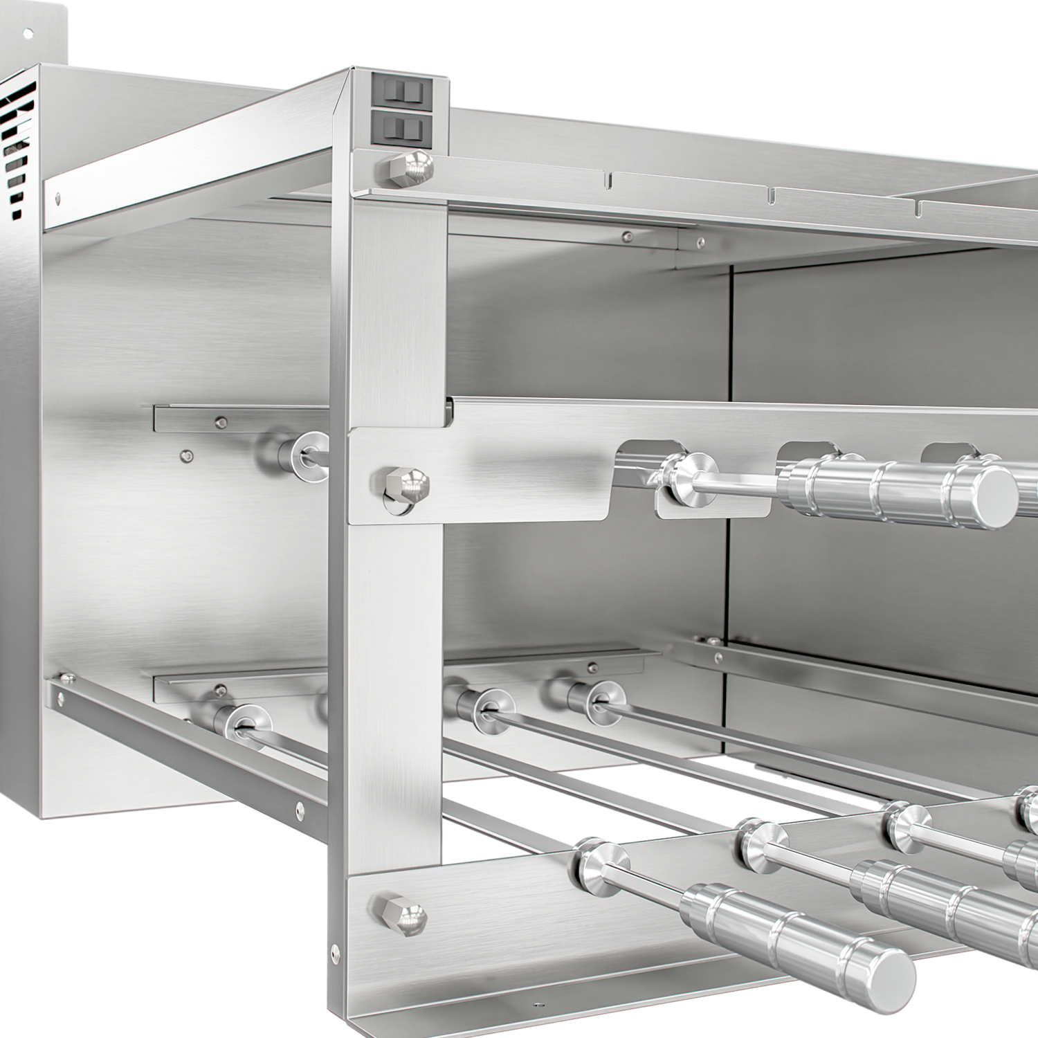 Churrasqueira Rotativa com Braseiro e Grelha Automática Scheer TRE 900